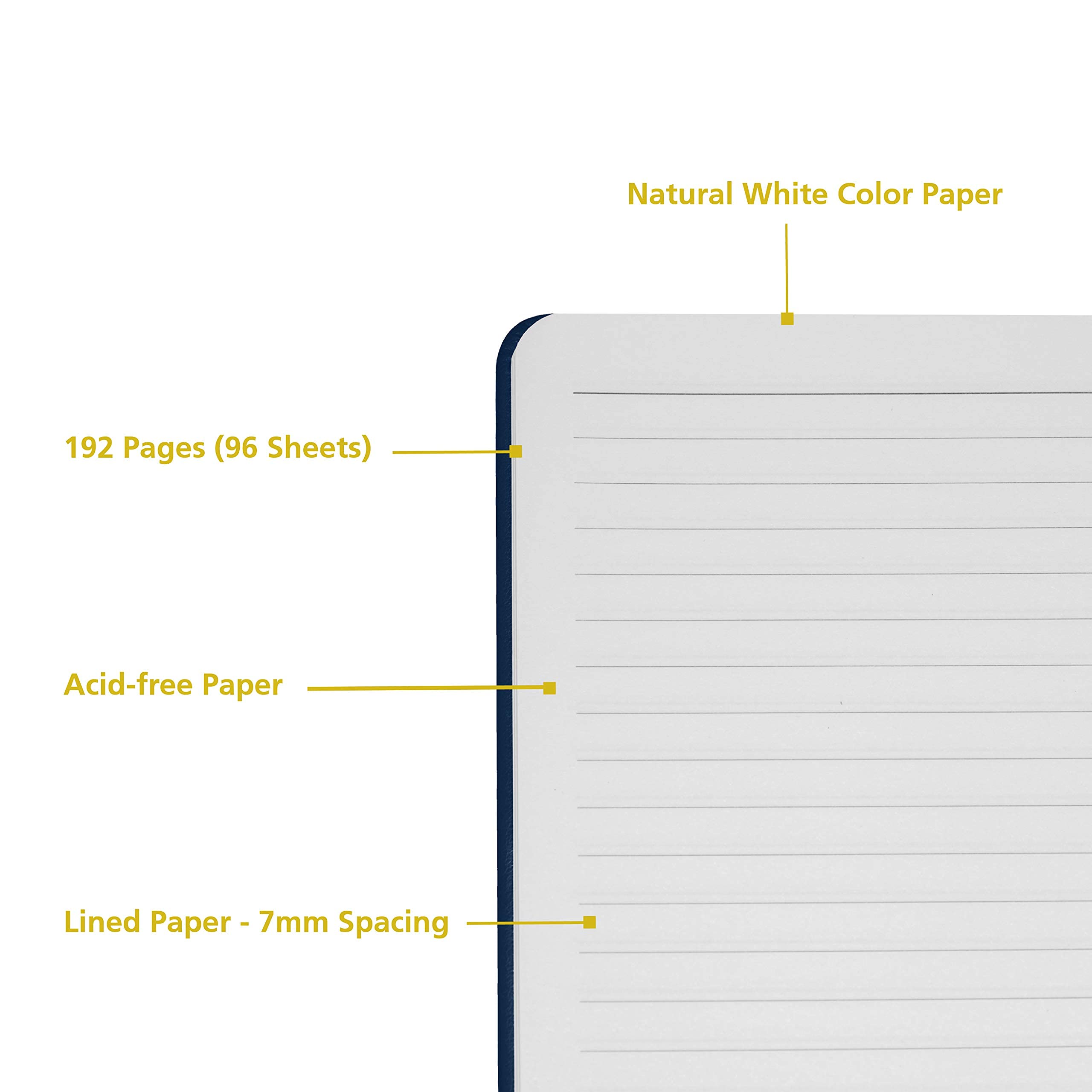 Premium Hardcover Lined Journal with Luxury Pen - A5 Notebook for Writing, Note Taking & Journaling - Perfect Gift for Students, Professionals & Writers (Navy Whale Design) - Ideal for Office, School & Travel Use