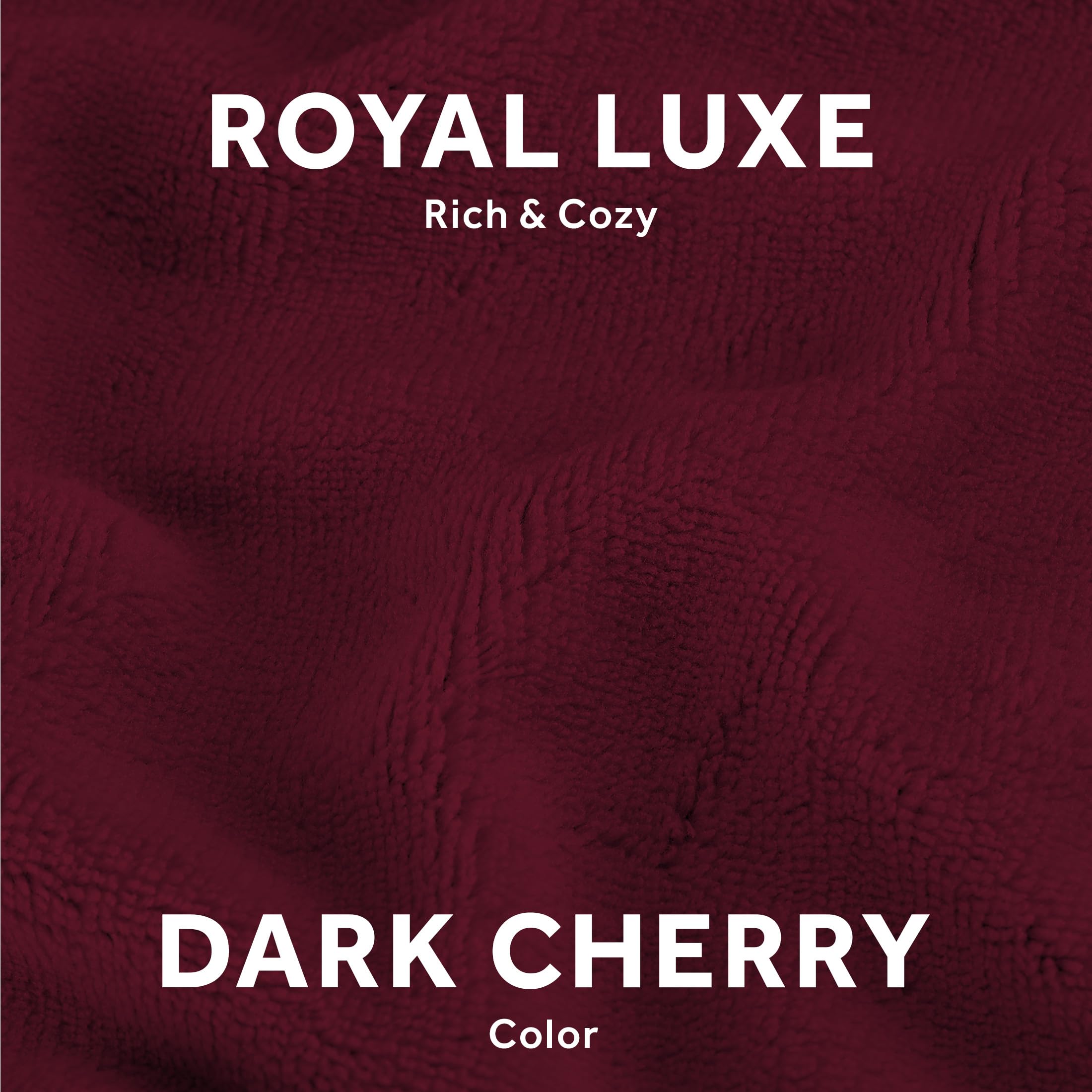 Sunbeam Royal Luxe Cabernet Heated Blanket King Size - Ultra Soft Electric Warming Blanket for Winter, Perfect for Bed, Couch & Home Use