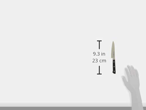 Masahiro 120mm Petty Knife - Left-Handed Kitchen Knife for Precision Cutting | Ideal for Slicing Fruits, Vegetables & Small Ingredients