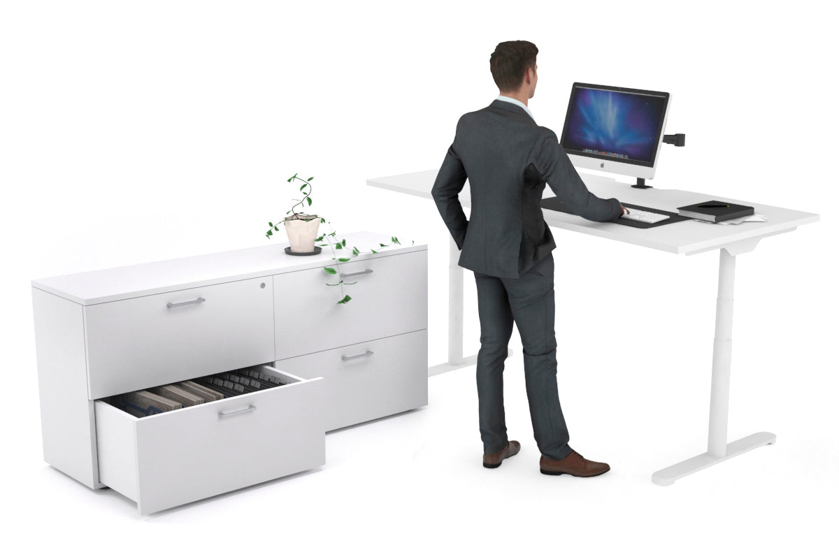 Premium Height Adjustable Standing Desk - 63