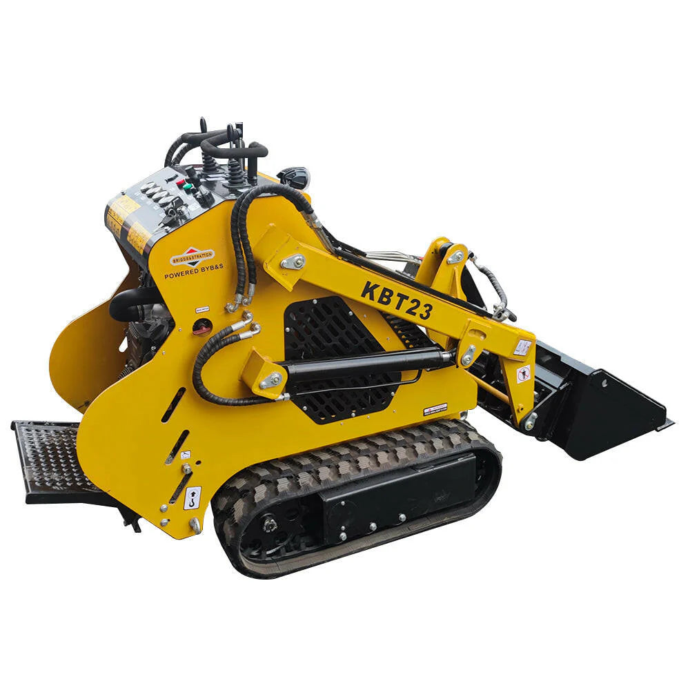 AGT 860KG 23HP Mini Stand-On Skid Steer Track Loader with B&S Engine | Compact Construction Equipment for Landscaping, Snow Removal & Farm Work