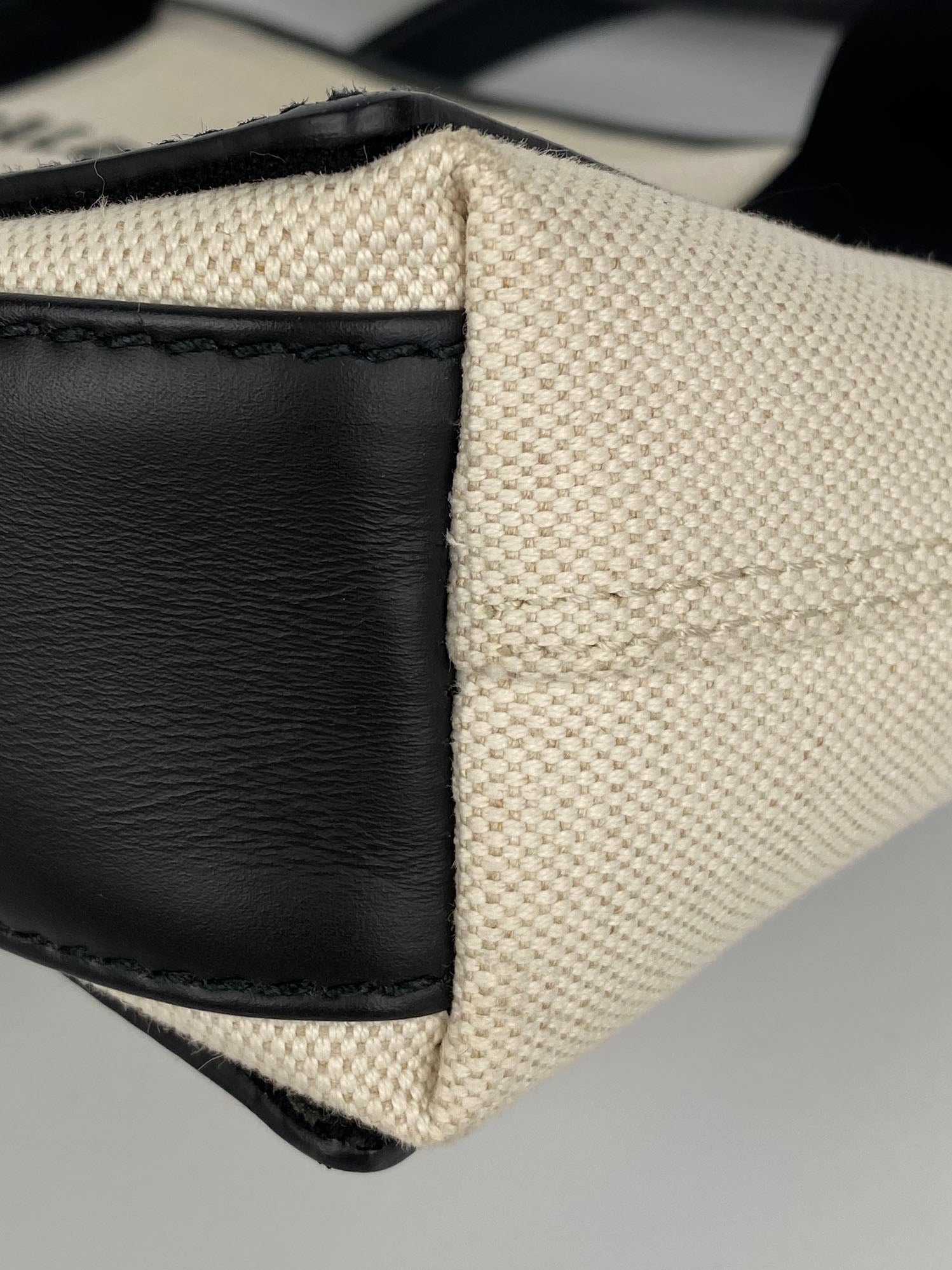 Balenciaga Black & White XS Cabas Bag - Luxury Designer Tote for Women | Perfect for Work, Travel & Everyday Use