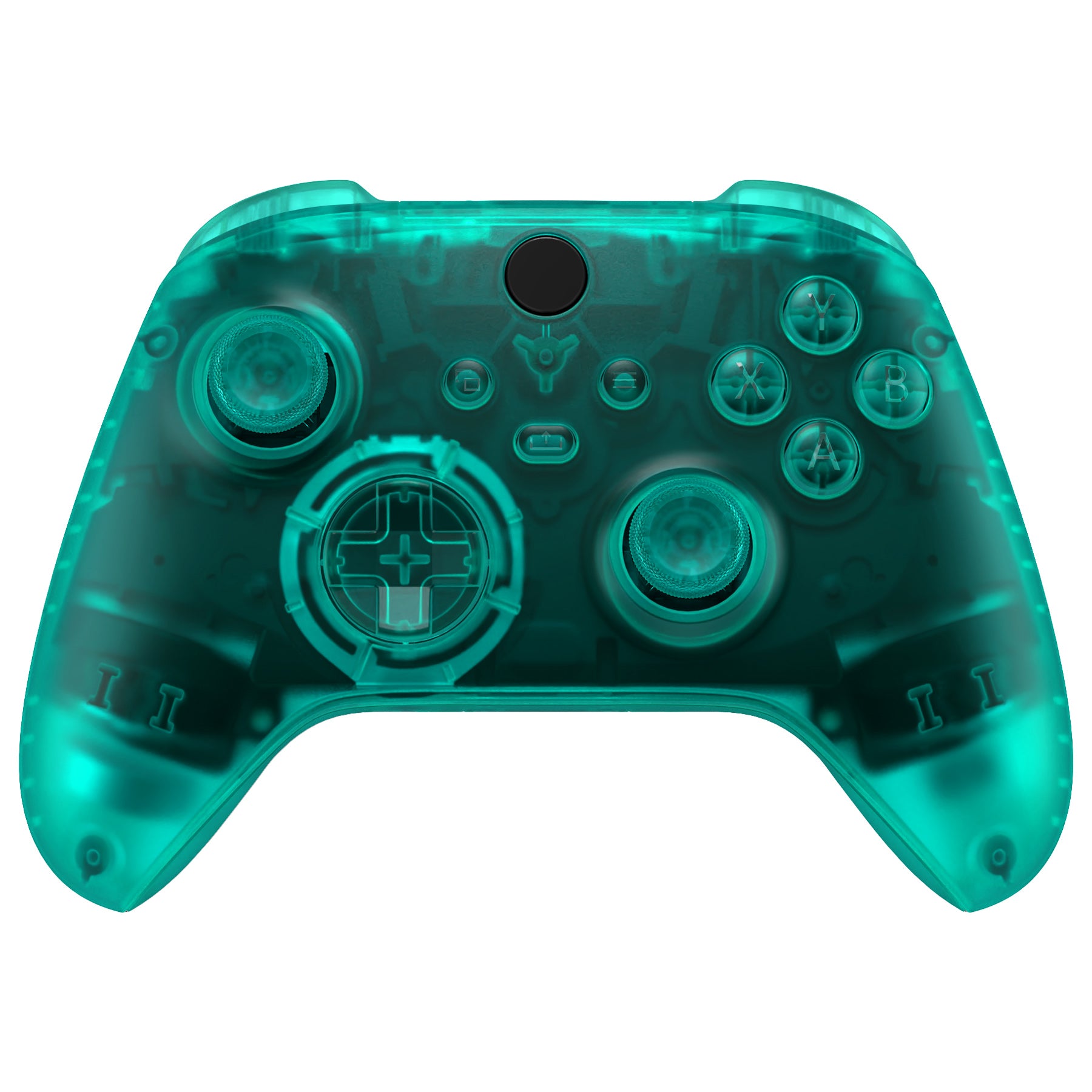 eXtremeRate Full Housing Shell Case with Buttons for Xbox Series X & S Controller - Emerald Green | Custom Replacement Cover for Enhanced Gaming Experience