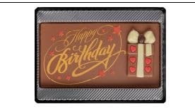Premium Confiserie Weibler Gift Box - Happy Birthday Chocolate Candy Assortment for Parties, Celebrations & Gifts