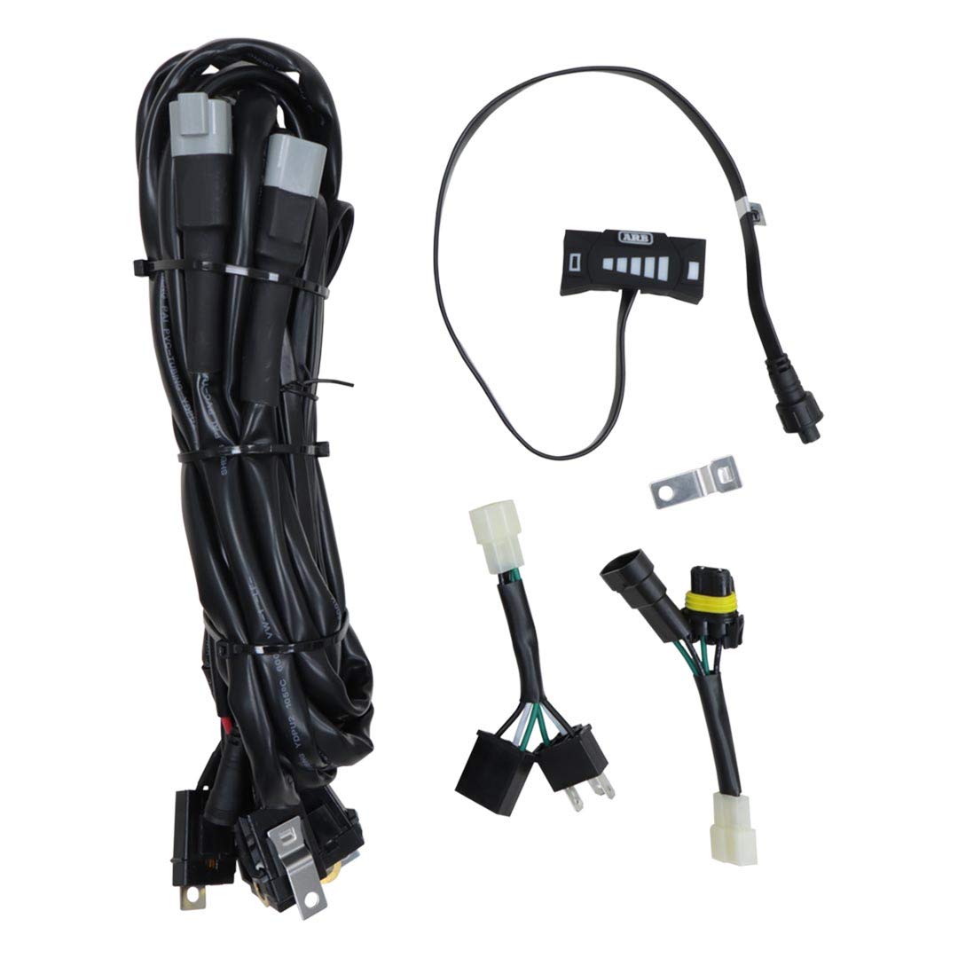 ARB SJBHARN Wiring Loom Cable Harness for LED Light Bars - Dimmable Touch Pad Control - Heavy Duty Off-Road Lighting Kit for Trucks, Jeeps & ATVs (Perfect for Night Driving, Camping & Outdoor Adventures)