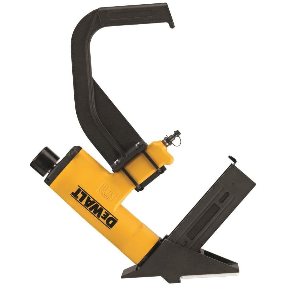 Refurbished DEWALT 15.5GA Pneumatic Hardwood Flooring Stapler with Warranty - Professional Wood Flooring Installation Tool for DIY and Contractors
