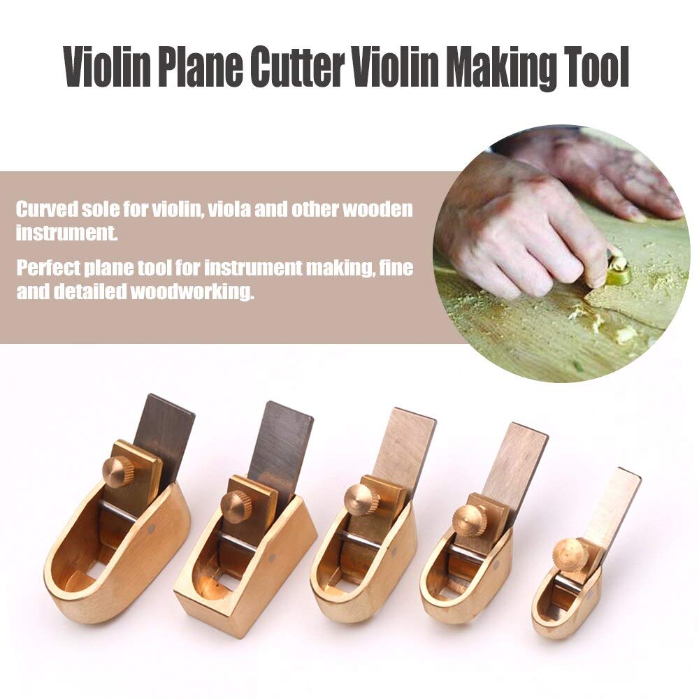 Premium Brass Violin Plane Cutter Set - Professional Luthier Tools for Guitar & Violin Making, Woodworking Accessories - Ideal for Crafting, Repairing, and Fine-Tuning String Instruments