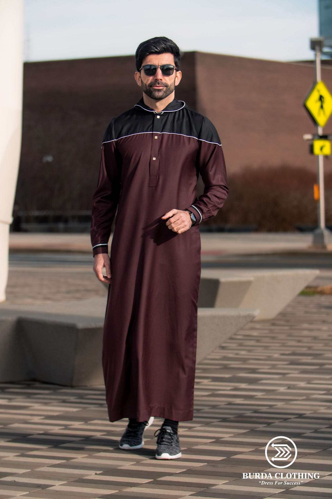 Premium Adult Hoodie Thobe 514 - Father & Son Matching Outfits - Perfect for Family Gatherings, Eid Celebrations, and Special Occasions
