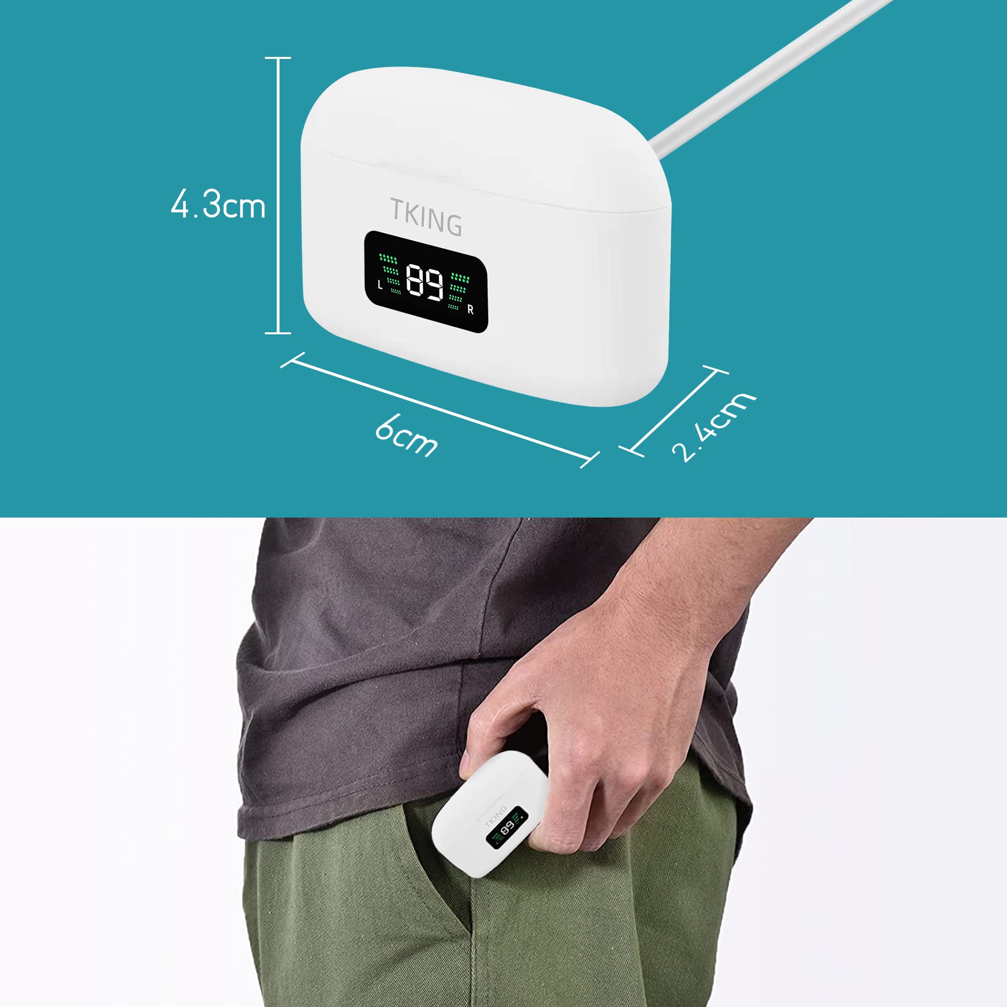 Rechargeable Hearing Amplifier for Seniors - Voice Enhancer & Personal Sound Amplifier with Dual Microphone for Clear Sound Location - Ideal for TV Watching, Conversations & Outdoor Activities (2 Pack)