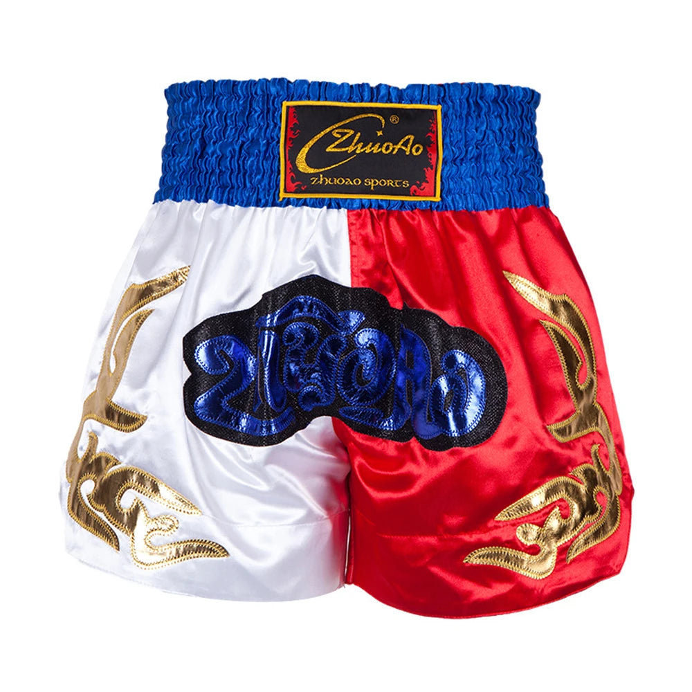 Breathable Fight Shorts for Men & Women - Lightweight Kickboxing & MMA Training Shorts - Perfect for Boxing, Muay Thai & Gym Workouts