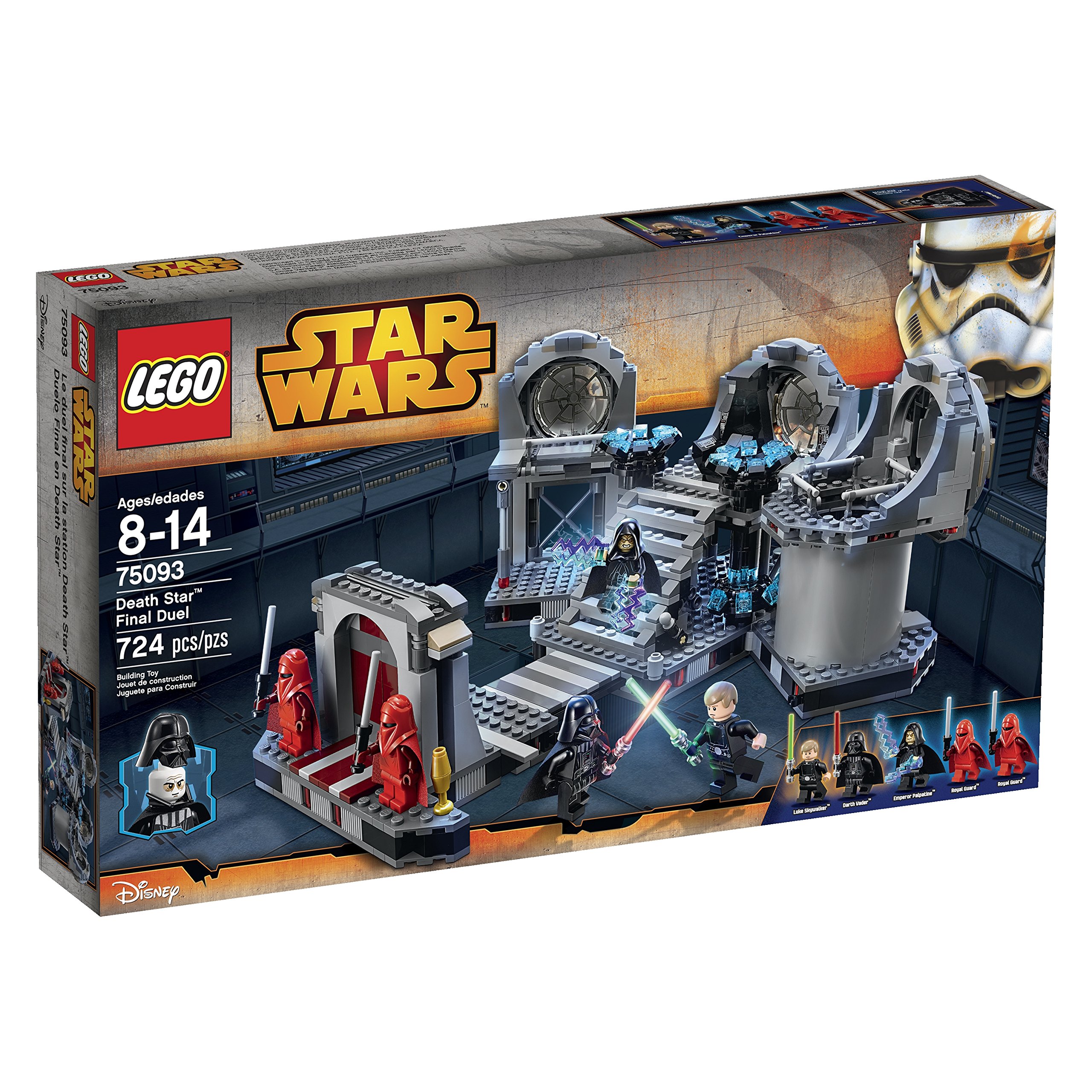 LEGO STAR WARS Death Star Final Duel 75093 Building Kit (665 Pieces) - Darth Vader vs Luke Skywalker Model Set for Kids & Adults - Perfect for Star Wars Fans, Collectors and Creative Play