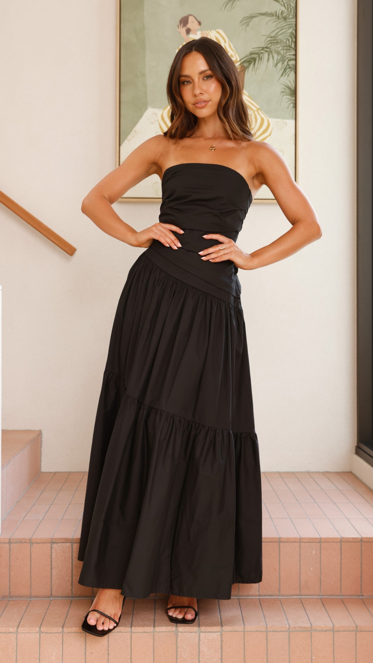 Lola Maxi Dress - Elegant Black Long Dress for Women | Perfect for Summer, Beach, Parties & Casual Wear