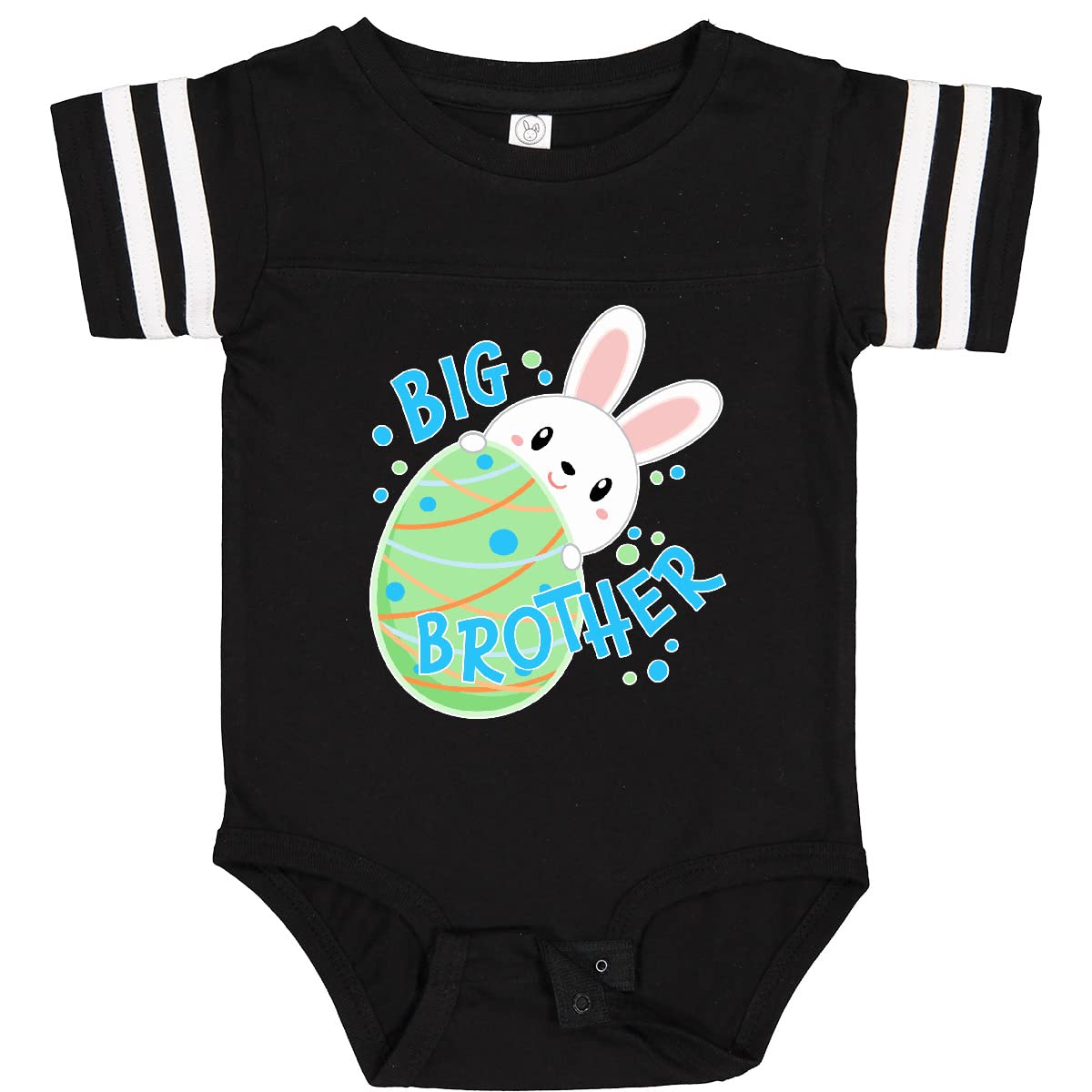 Inktastic Big Brother Bunny Easter Egg Baby Bodysuit - Cute Easter Outfit for Newborns & Infants - Perfect for Easter Photos, Family Gatherings & Holiday Celebrations
