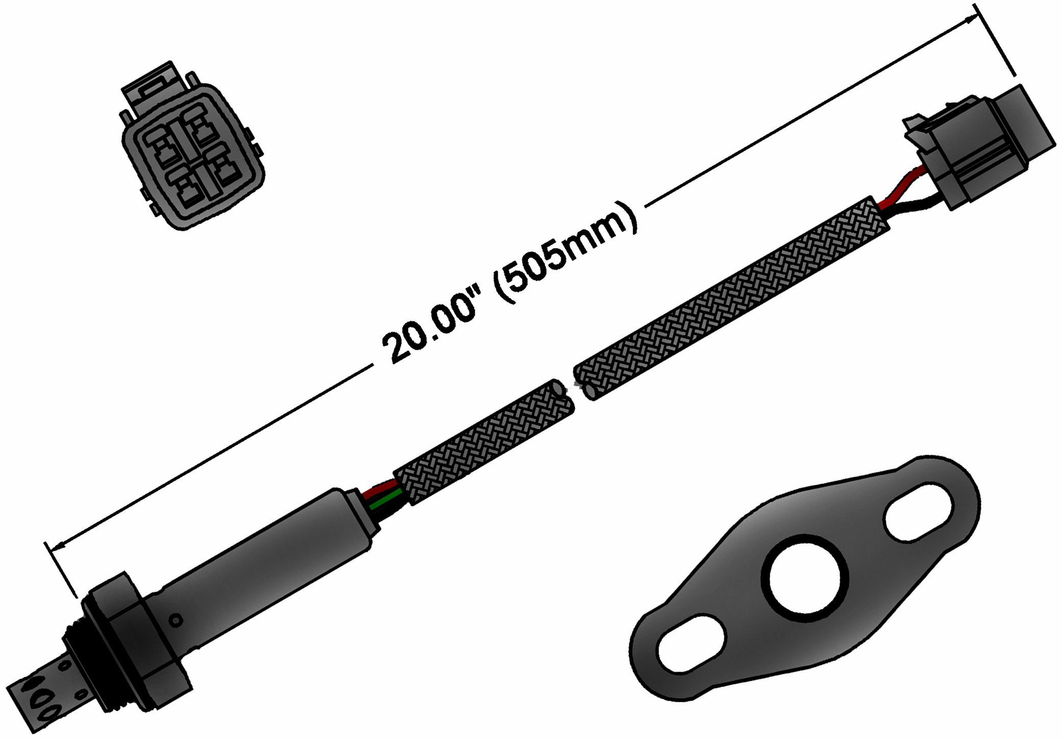 ACDelco Professional 213-1466 Heated Oxygen Sensor - High Performance O2 Sensor for GM, Chevy, Buick, Cadillac | Perfect for Engine Performance & Fuel Efficiency Improvement