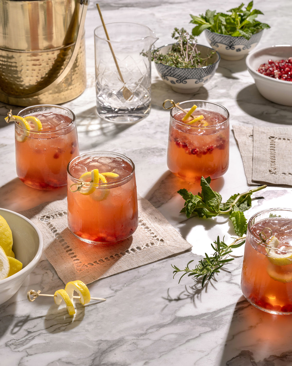 Ribbed Short Drinking Glasses Set of 4 - Durable & Stylish Tumblers for Juice, Soda, Cocktails - Perfect for Home, Bar, Restaurant & Outdoor Parties