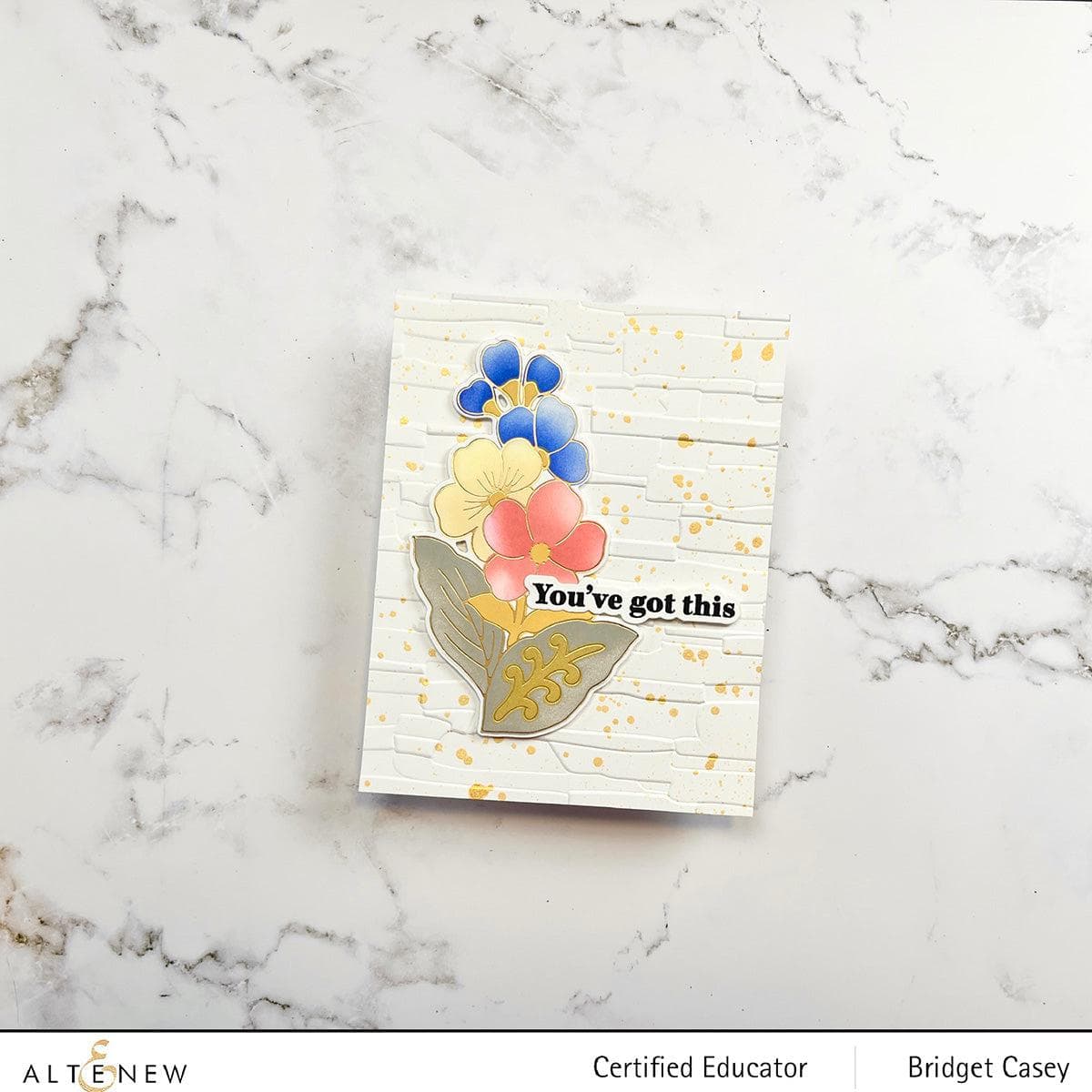 Spark Joy Decorative Flowers Add-on Die - Perfect for Scrapbooking, Card Making, and DIY Home Decor