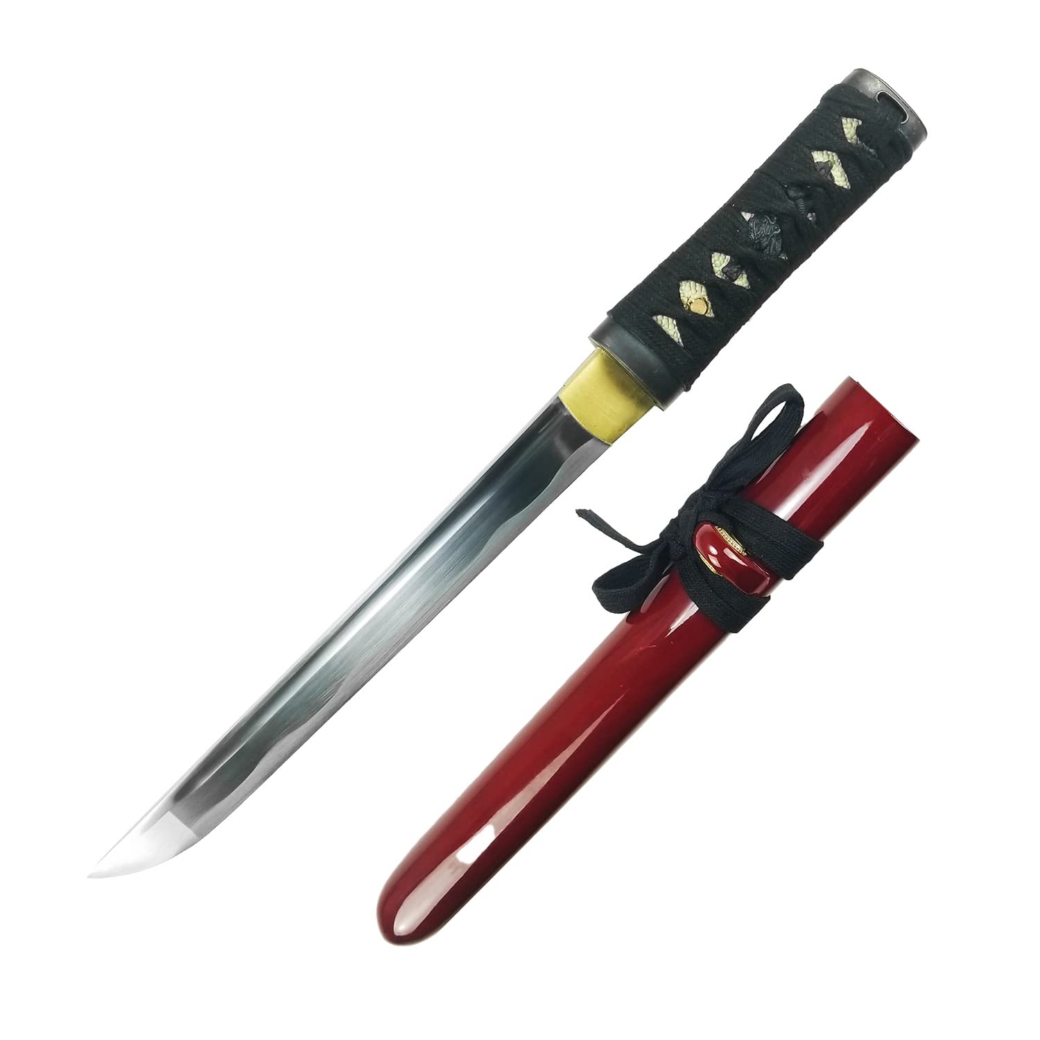 Authentic Hand-Forged Samurai Sword Set - 3-Piece Black Katana Collection | Perfect for Martial Arts Training, Cosplay & Home Decor