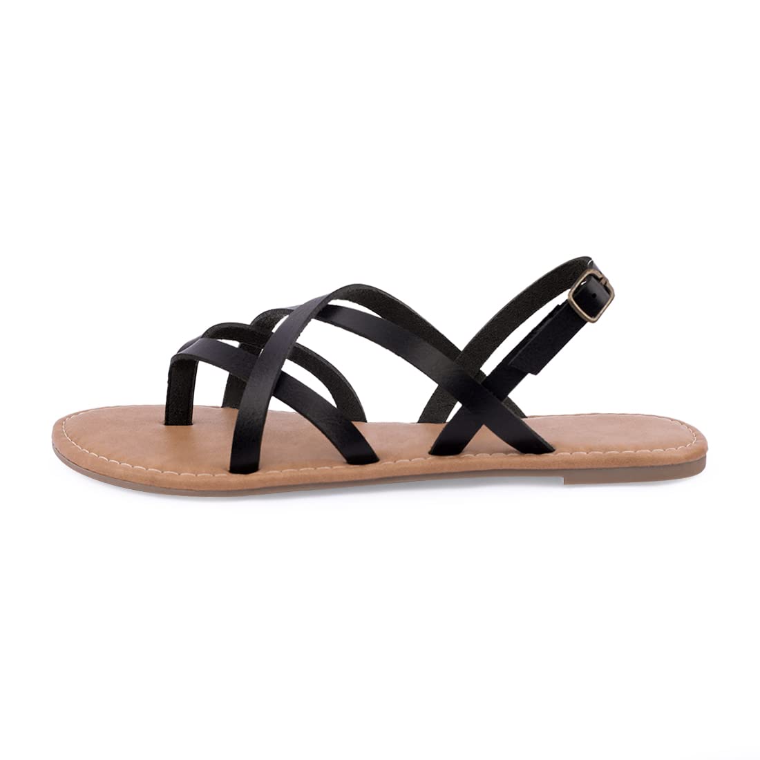 Women's Gladiator Flat Sandals - Fisherman Strappy Sandals with Ankle Strap | Comfortable Summer Walking Shoes for Beach, Vacation & Casual Outfits