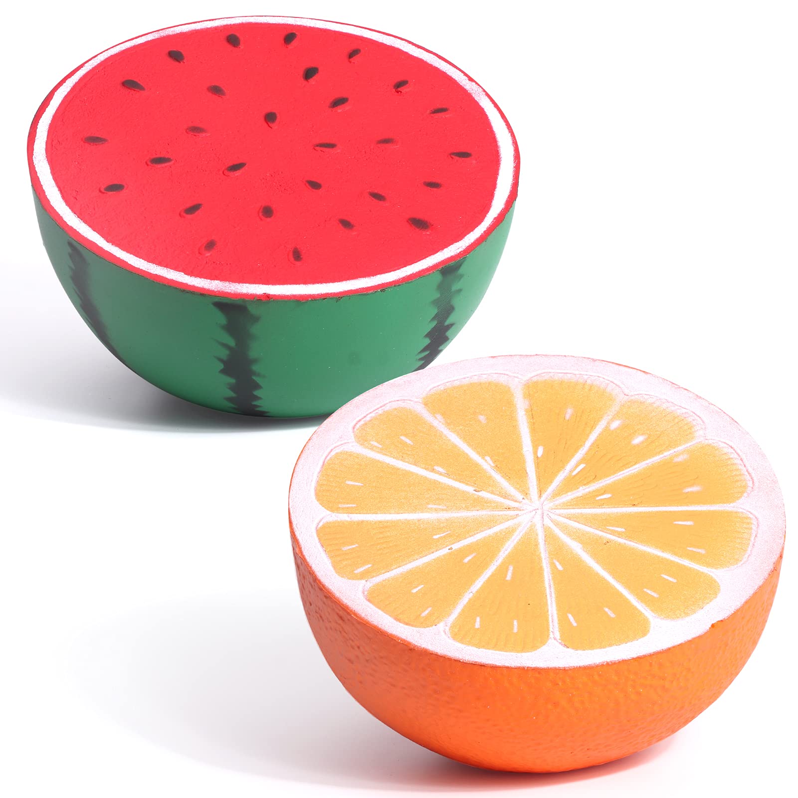 Half Watermelon Jumbo Squishy Fidget Toy - Sensory Push Bubble Popper, Slow Rising Stress Relief Squishy for Kids & Adults - Galaxy Starry Scented Squeeze Toy Gift for Anxiety Relief (Perfect for Office, Classroom & Travel Stress Relief)