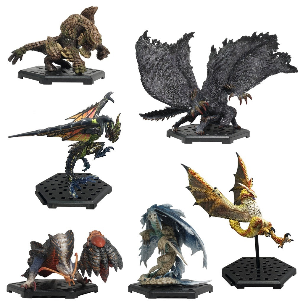 Capcom Monster Hunter Plus Vol 23 Action Figure Set - 6-Piece Collectible Trading Figures for Gamers & Anime Fans | Perfect for Display, Gifts, and Game Room Decor