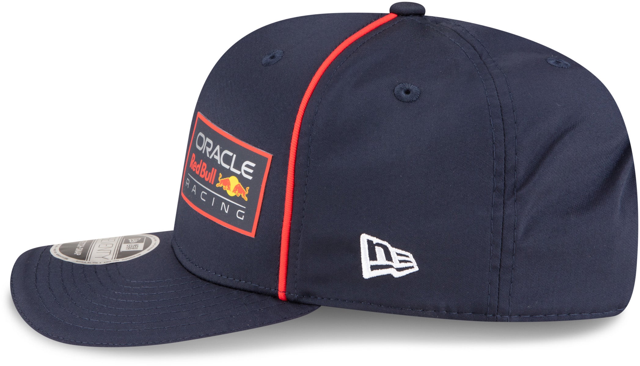 Red Bull Racing F1 Team Official New Era 9Seventy Stretch Snapback Cap - Adjustable Performance Hat for Motorsport Fans & Formula 1 Enthusiasts - Perfect for Race Day, Car Shows & Sports Events