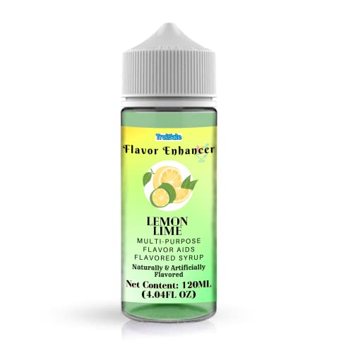 Lemon Lime Flavoring Syrup for Snow Cones, Ice Cream, Beverages & Snacks - 4.04 fl oz Ready-to-Use Syrup Enhancer | Perfect for Summer Treats, Party Drinks & Dessert Toppings