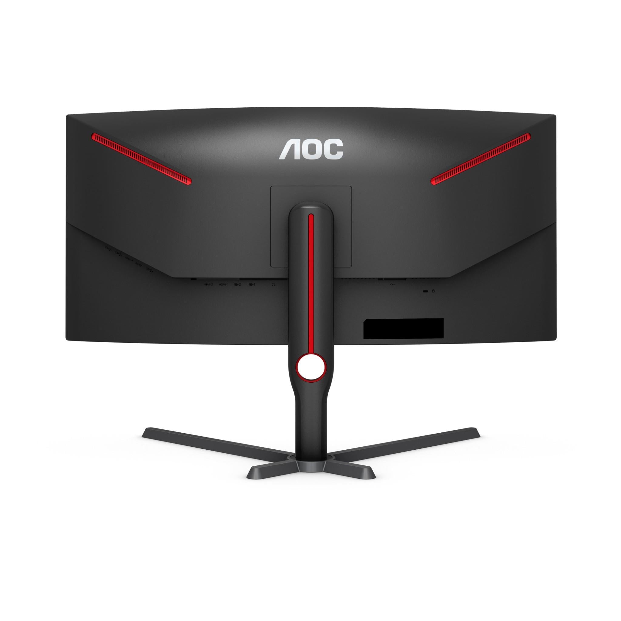 AOC CU34G3S 34 Inch WQHD 165Hz 1ms Curved Gaming Monitor - Immersive Experience for PC & Console Gaming, Streaming & Work