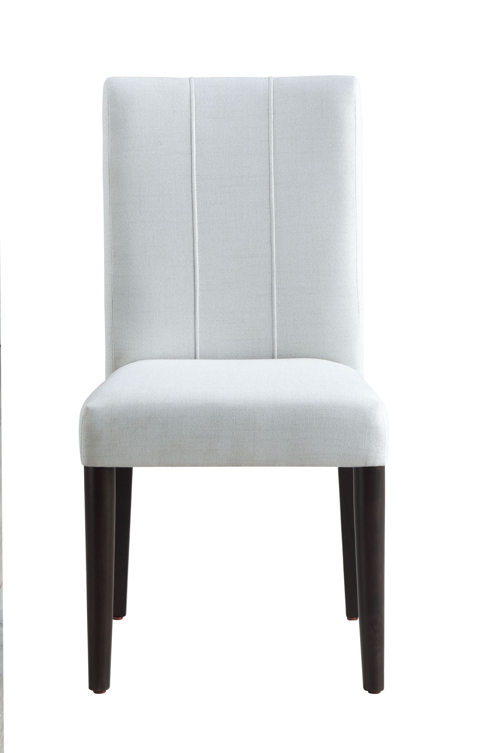 Carena White Finish Side Chairs (Set of 2) - Modern Dining Room Chairs for Kitchen, Breakfast Nook, or Office - Comfortable & Stylish Seating Solution