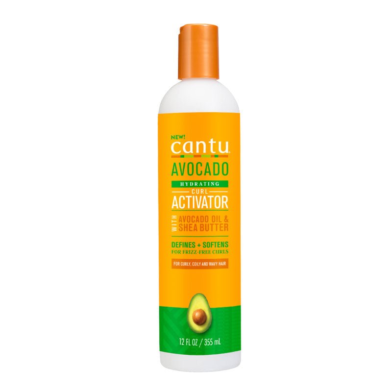 Cantu Avocado Curl Activator Cream for Natural Hair - Hydrating & Defining Curls for Men & Women - Perfect for Daily Styling & Moisturizing