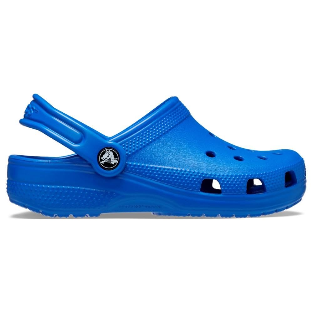 Crocs Unisex Kids Classic Clogs | Water-Friendly Lightweight Comfort Shoes for Boys & Girls | Perfect for Beach, Pool, and Outdoor Play