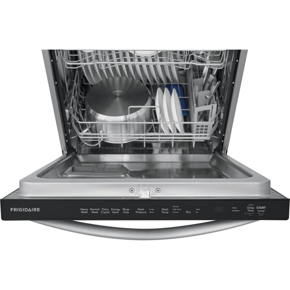 Frigidaire FDSH4501AS 24 Inch Built-In Stainless Steel Dishwasher with EvenDry Technology - Perfect for Modern Kitchens and Large Family Meals
