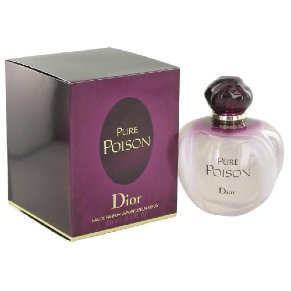Christian Dior Pure Poison Eau de Parfum Spray for Women - 3.4 oz / 100ml Luxury Floral Perfume - Perfect for Evening Events, Date Nights & Special Occasions