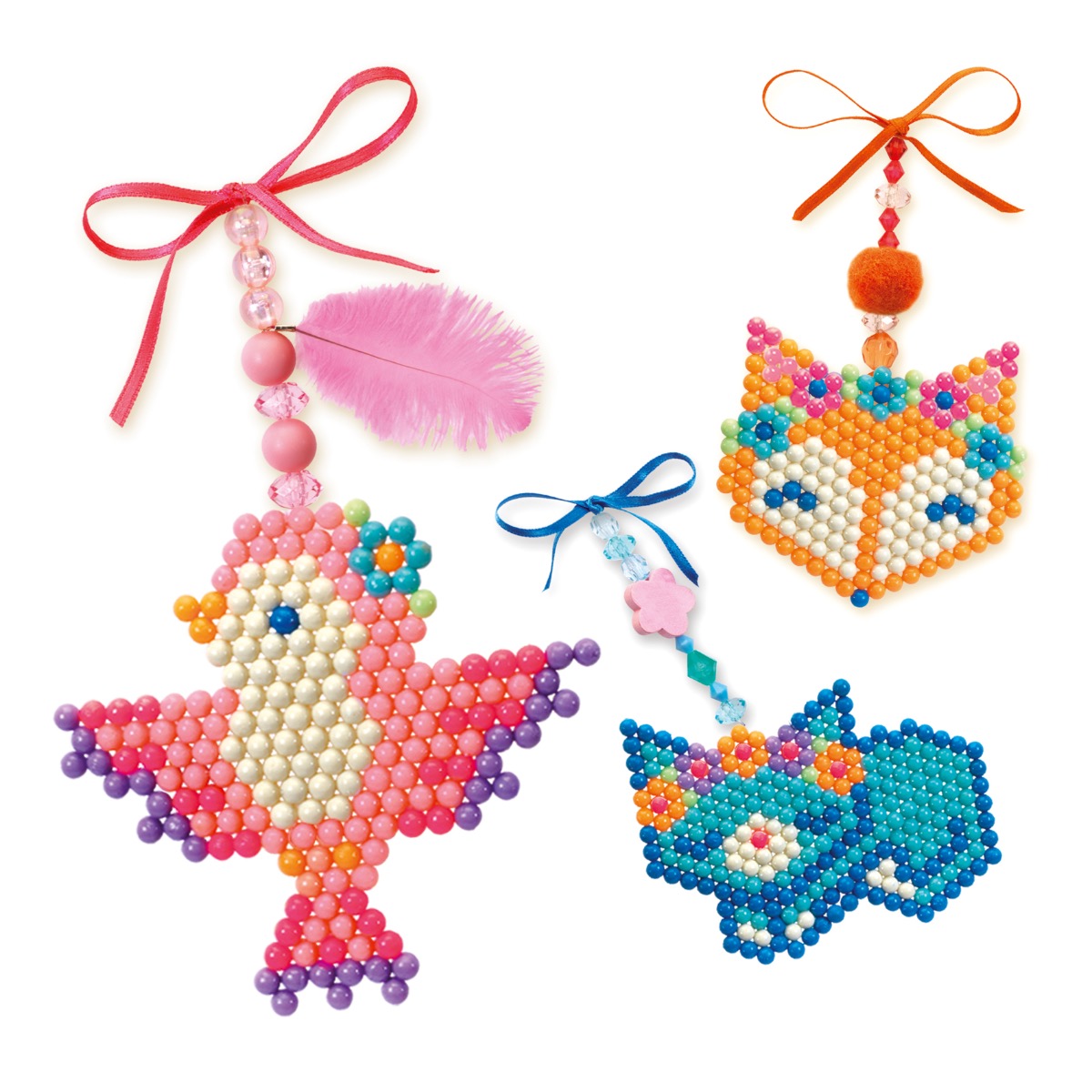 DJECO Artistic Aqua Country Charm Beads - DIY Craft Kit for Kids - Perfect for Jewelry Making, Arts & Crafts Projects, and Creative Play