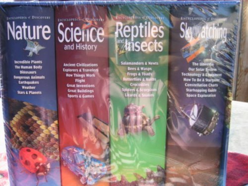 Encyclopedia of Discoveries: 4-Book Box Set (Nature, Science & History, Reptiles & Insects, Skywatching) by John Oven - Perfect for Kids' STEM Learning, Homeschooling & Family Education