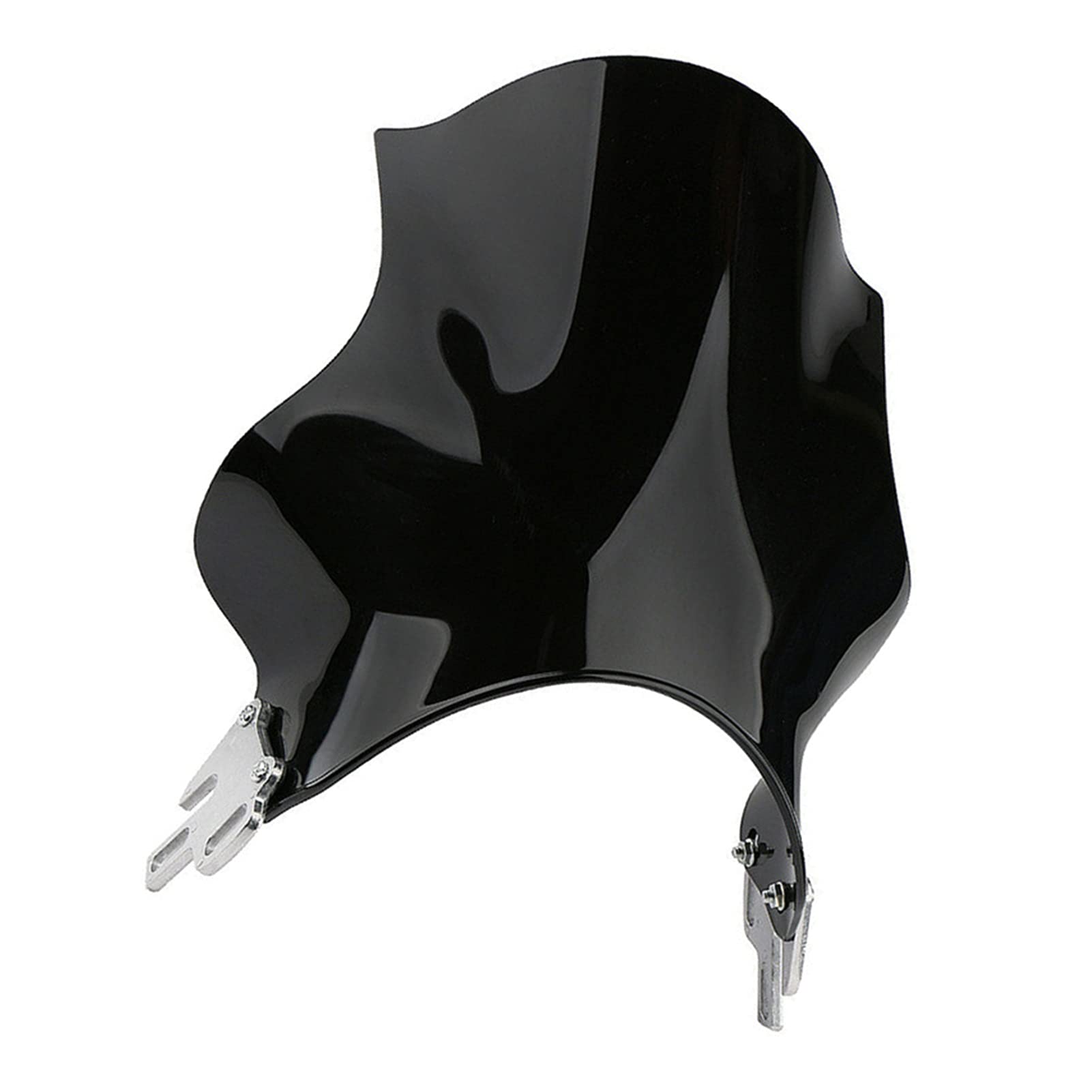 Universal Motorcycle Windshield for Suzuki Bandit GSF 600 1200 GS500 GSX1100G VX800 - Black ABS Windshield with Screws - Perfect for Highway Riding & All-Weather Protection