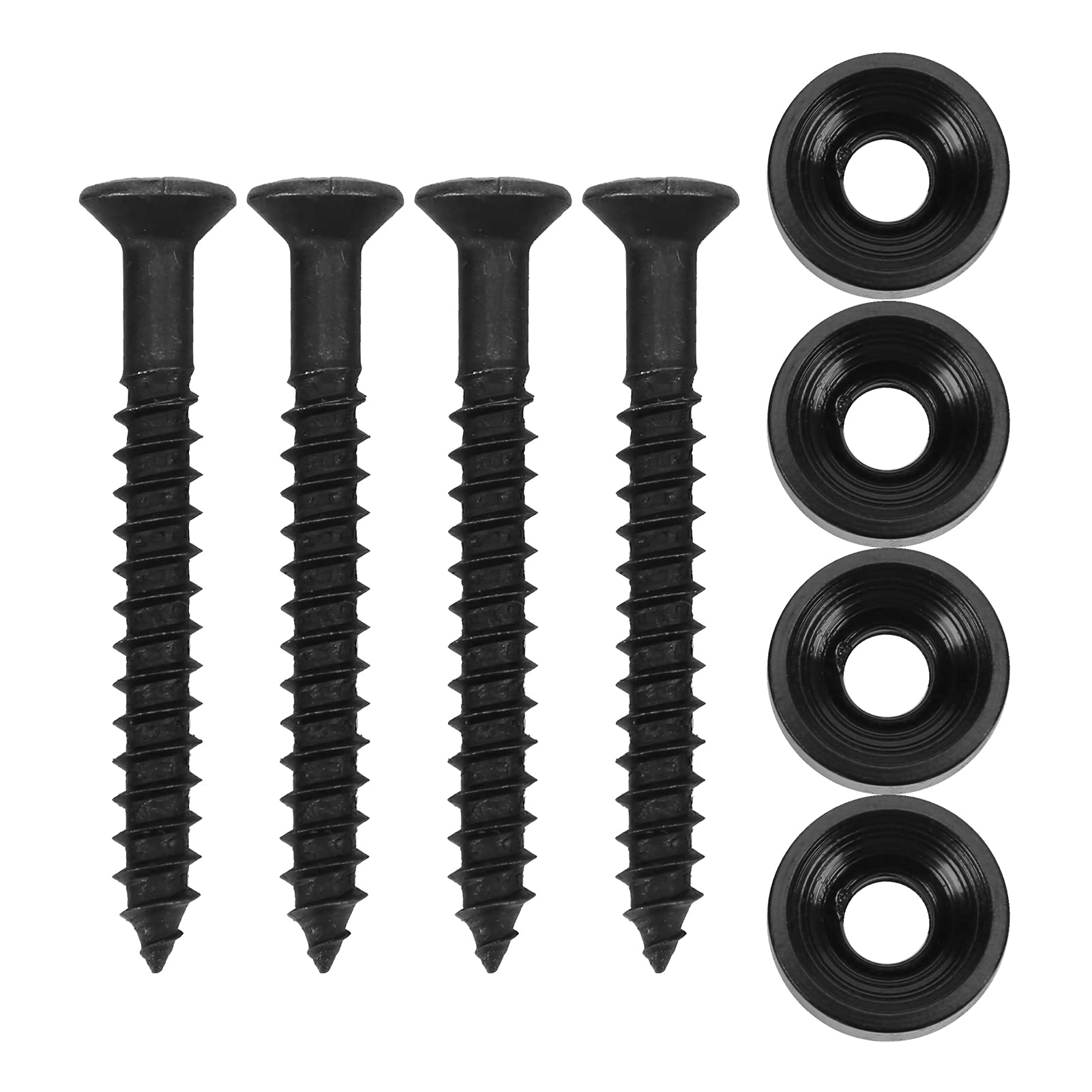 Premium Guitar Neck Bushing Accessory - Black Electric Bass & Guitar Neck Joint Reinforcement for Enhanced Stability | Perfect for DIY Repairs & Professional Instrument Maintenance