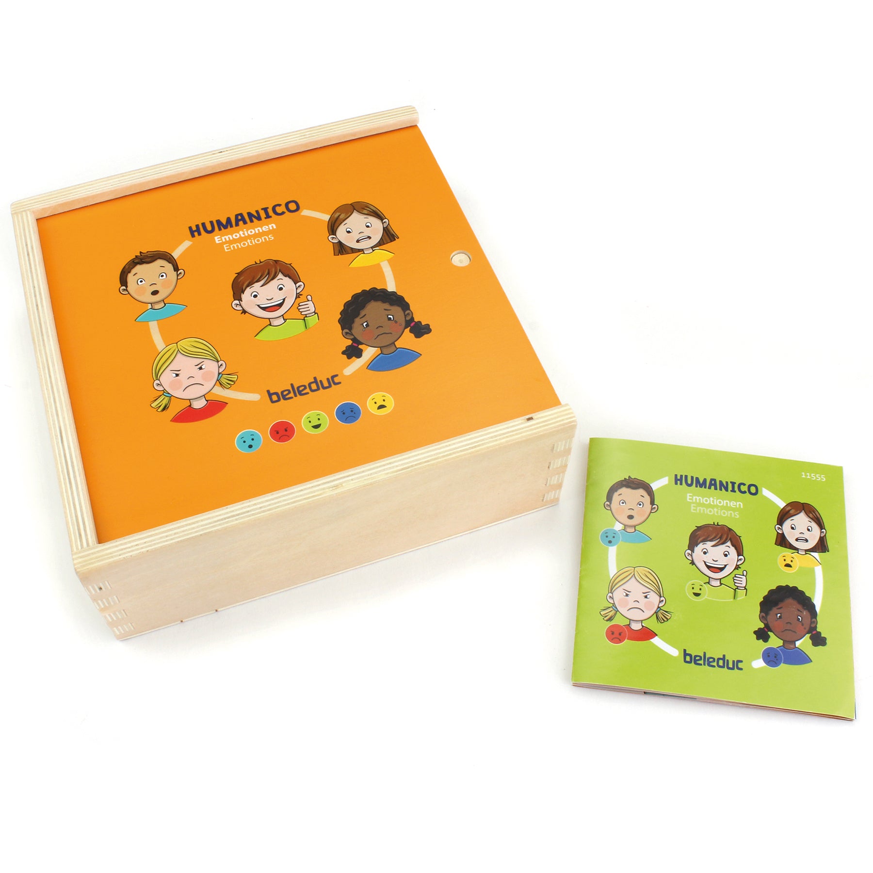 Beleduc Humanico Emotions Puzzles - Social Emotional Learning Game for Kids - Enhance Emotional Intelligence & Social Skills at Home or School