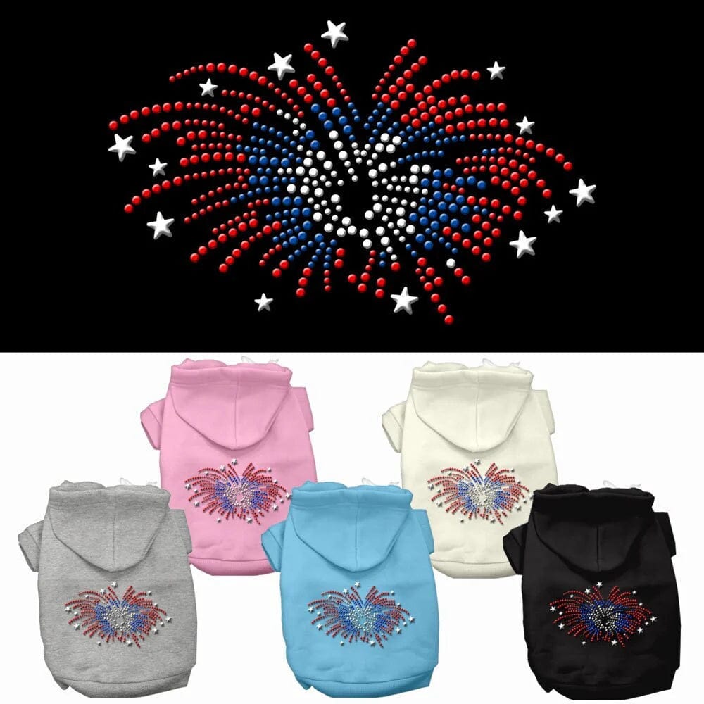Sparkling Rhinestone Dog Hoodie - Stylish Pet Apparel for Small & Medium Dogs - Perfect for Parties, Holidays & Photo Shoots