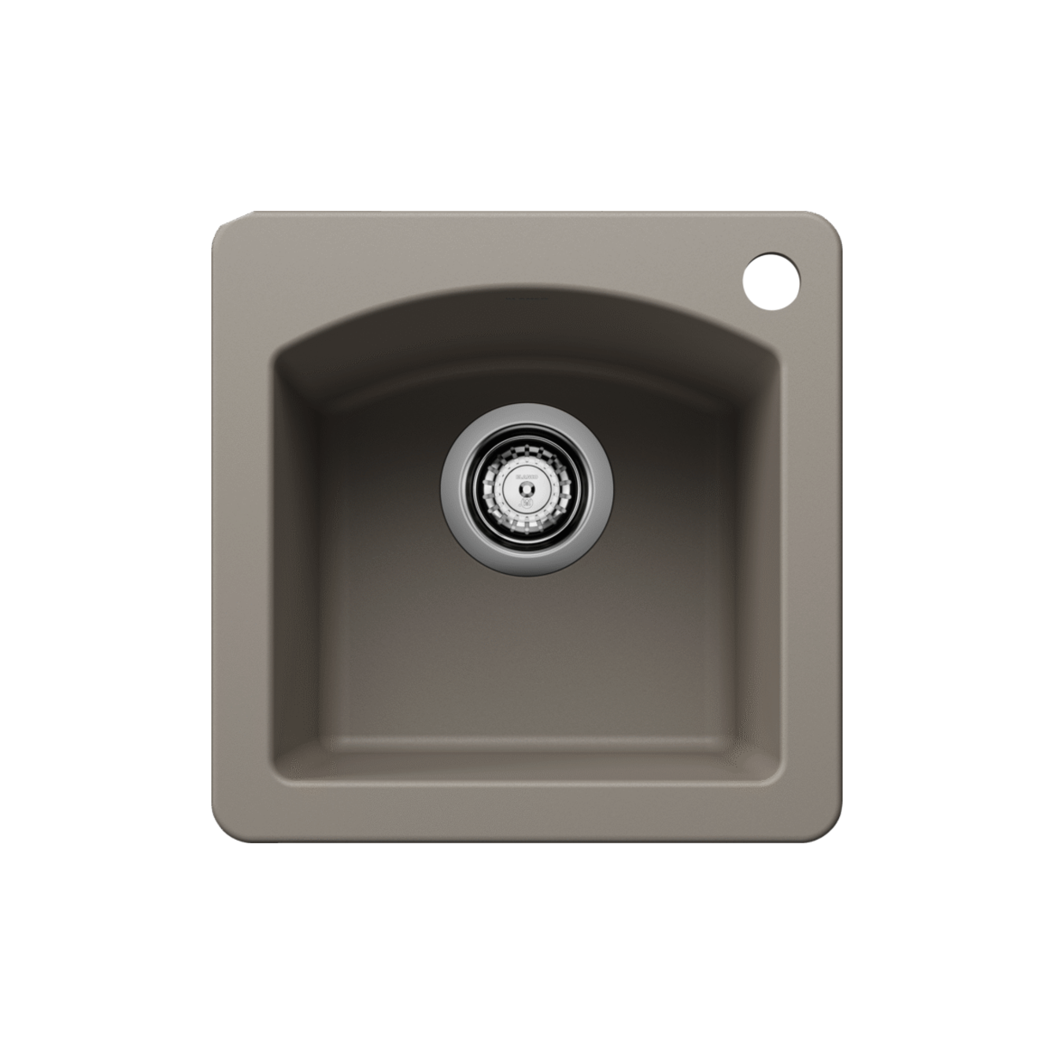 Blanco Diamond Bar Sink - Dual Mount SILGRANIT Kitchen Sink for Modern Homes | Perfect for Food Prep & Entertaining
