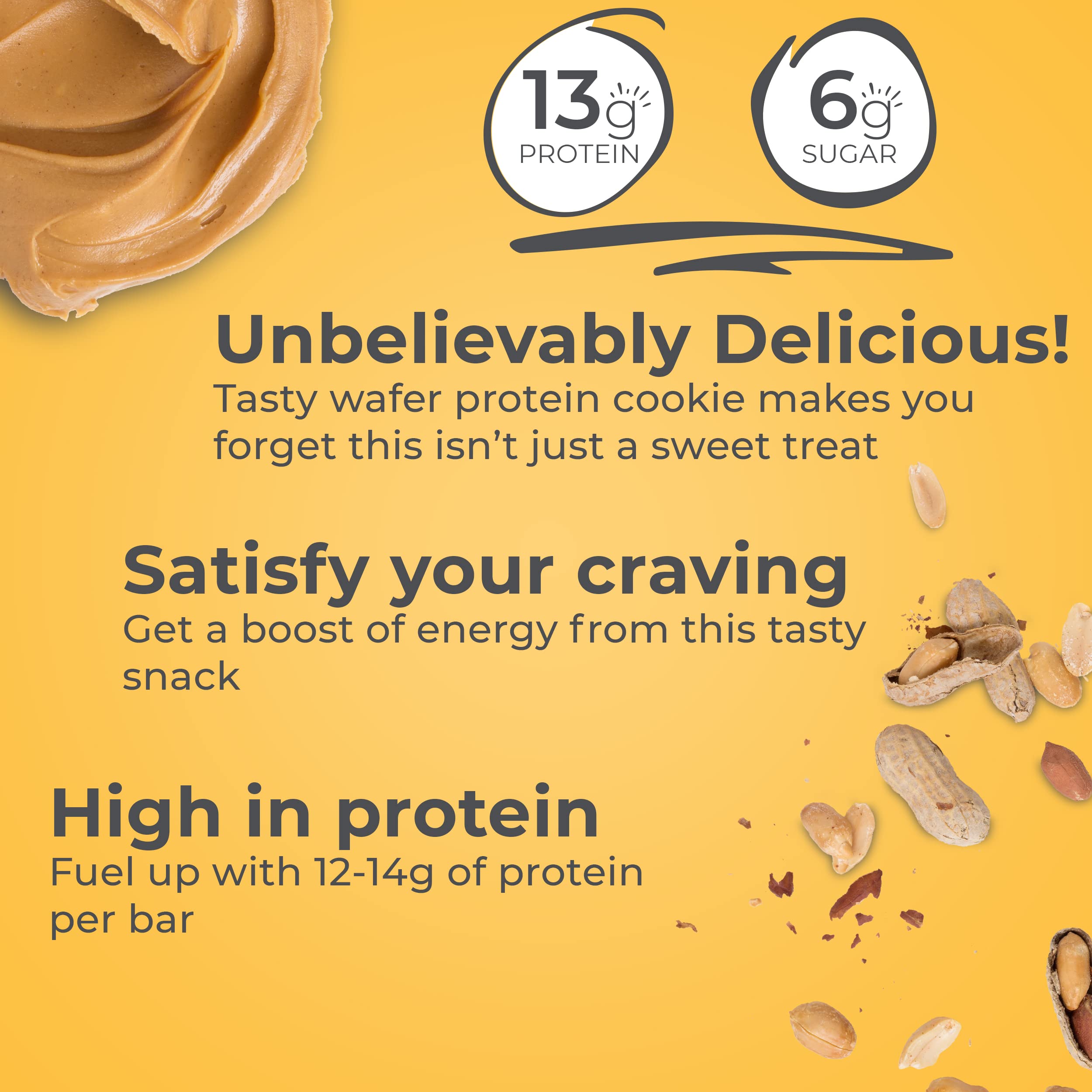 Power Crunch Protein Wafer Bars - High Protein Snacks (24 Pack) | Peanut Butter Creme & Cinnamon Roll Flavors | 1.4oz Each | Keto Friendly, Low Carb, Gluten Free | Perfect for Post-Workout, On-the-Go & Healthy Snacking