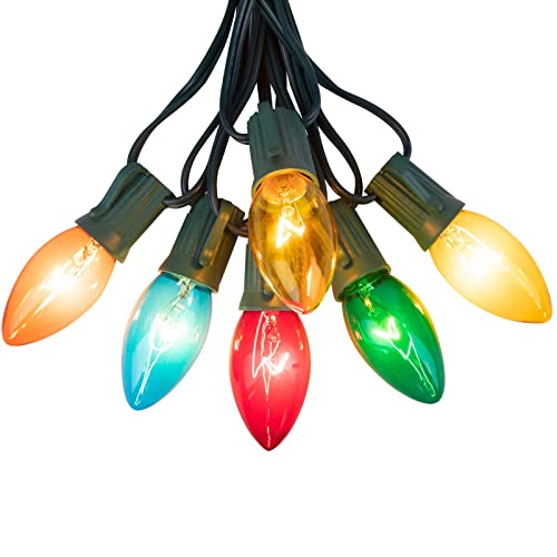 Multi-colored Bulb Green Wire