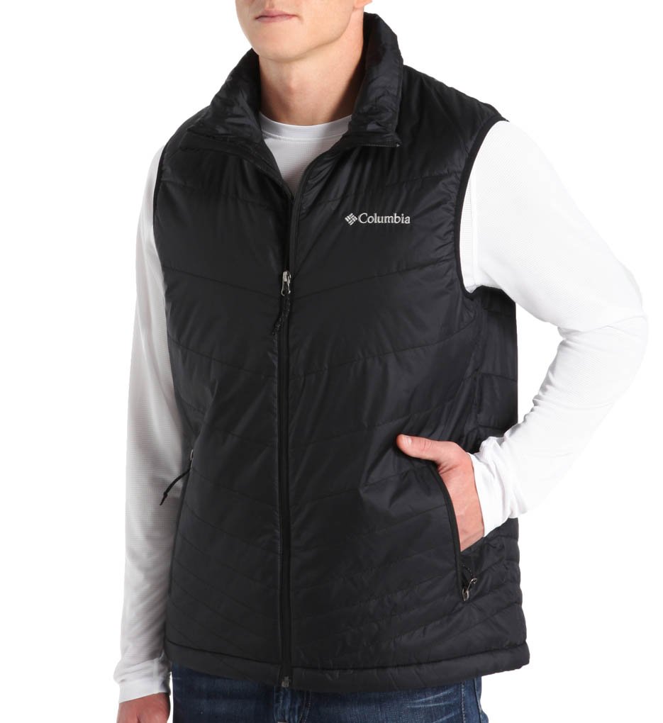 Columbia Men's Mighty Light Down Vest - Lightweight Packable Puffer Jacket for Hiking, Camping & Outdoor Activities