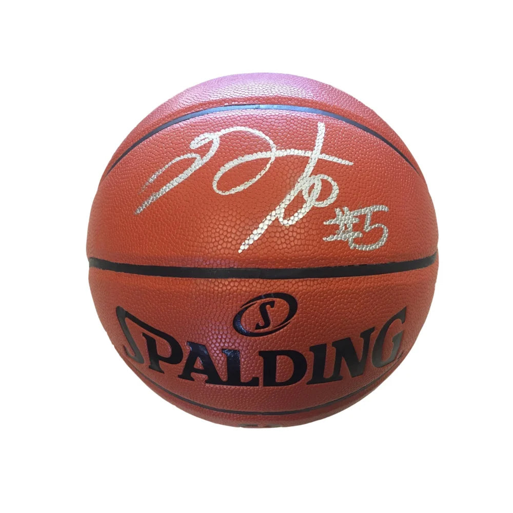 De'Aaron Fox Sacramento Kings Autographed NBA Basketball with COA - Perfect for Collectors, Fans & Sports Memorabilia Displays