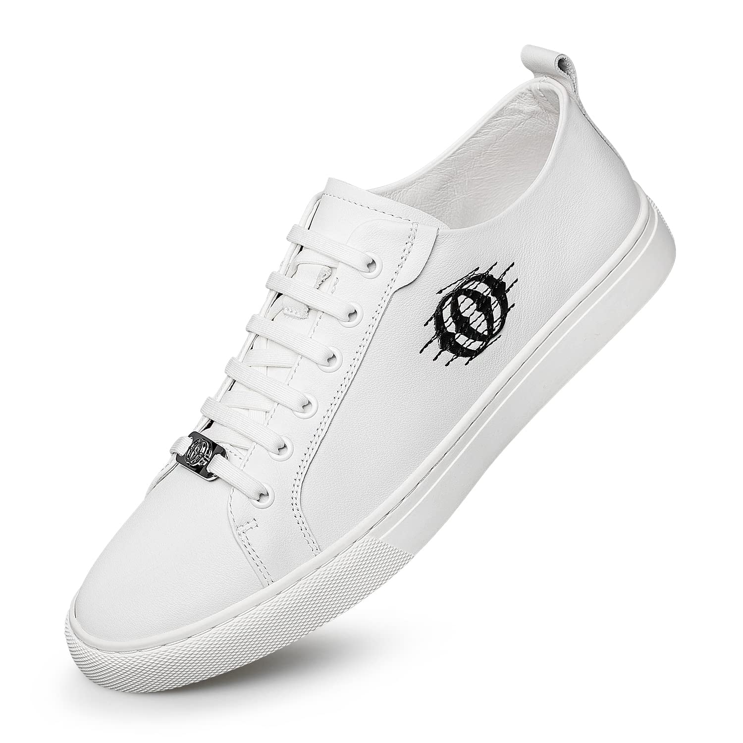 ZRO Men's Slip-On White Sneakers - Comfortable Casual Shoes for Walking, Travel & Everyday Wear - Lightweight Breathable Fashion Sneakers for Men (2022 Model)