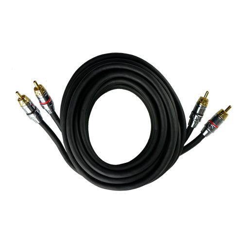 17FT 2 Male to 2 Male RCA Audio Cable - High Quality Stereo Audio Extension Cord for Home Theater, Speakers, Amplifiers, DJ Equipment & Audio Systems (Approx 17 Meters)