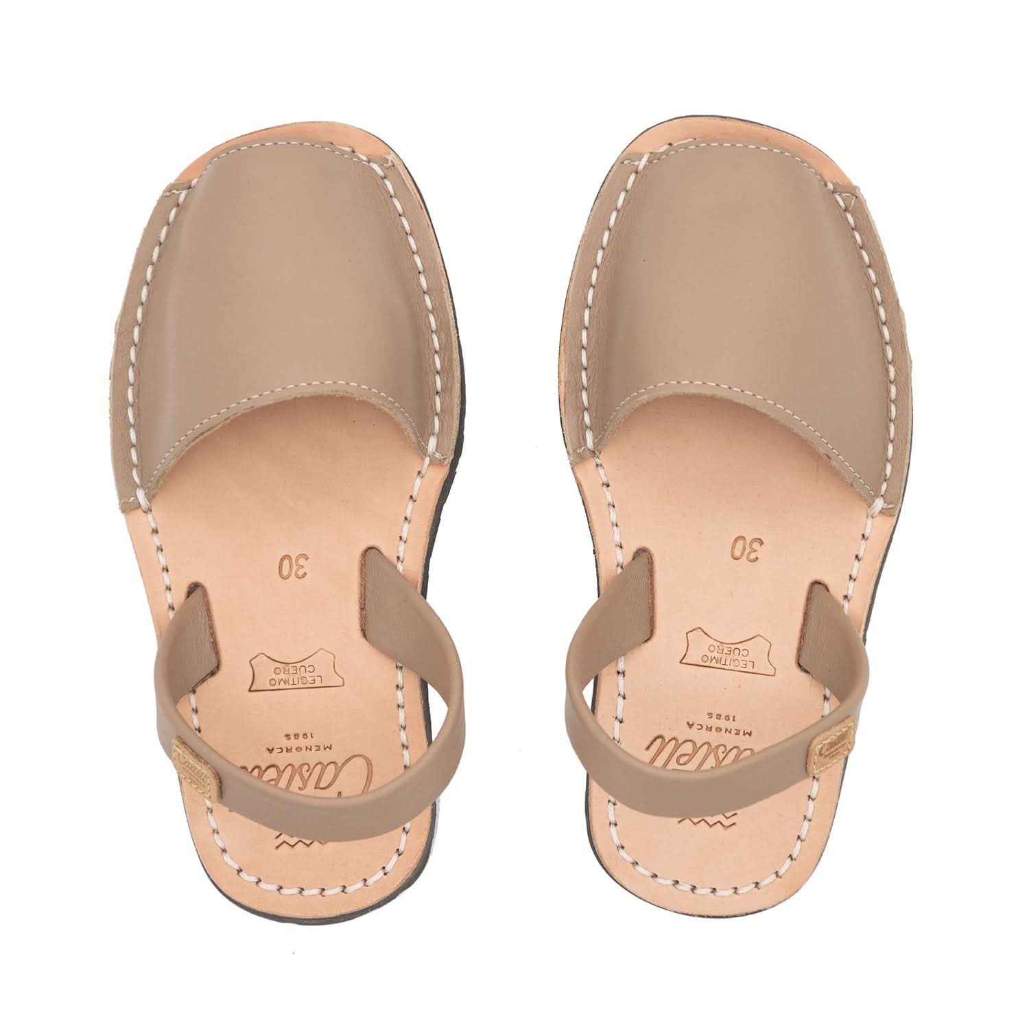 Kids Plain Leather Avarcas Sandals - Comfortable & Durable for Boys & Girls - Perfect for Beach, School & Outdoor Play