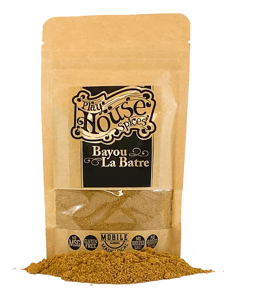 Play House Spices Bayou La Batré - All Natural Seasoning Blend | MSG-Free Cajun Spice Mix for Seafood, Gumbo & Southern Cooking | Perfect for Home Chefs & Authentic Louisiana Recipes