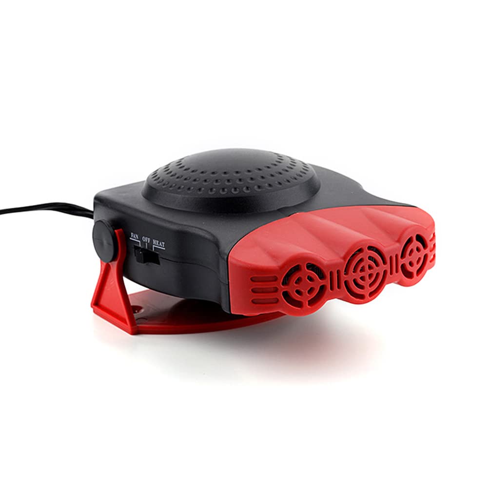 LALEO 2 in 1 Car Heater & Cooler - 300W 12V/24V Portable Auto Electric Fan for Windshield Defrosting, Demisting & Heating - Perfect for Winter Driving & Summer Cooling in Cars, Trucks & RVs
