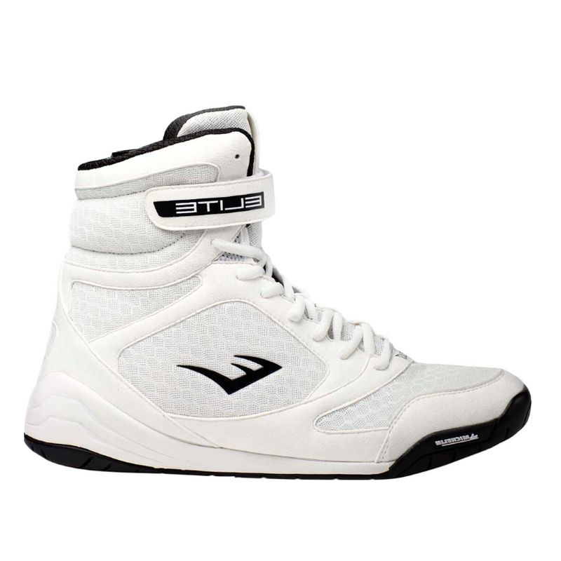 Everlast Elite2 Hi Top Boxing Boots - Professional Boxing Shoes for Men & Women - Lightweight & Durable for Training & Competition - Perfect for Boxing, Kickboxing & MMA Workouts