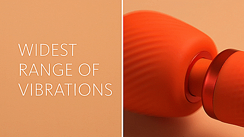 Fun Factory Vim Rumble Wand Massager - Textured G-Spot & Clitoral Stimulator for Powerful Vibrations - Perfect for Couples & Solo Play